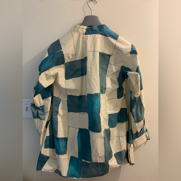 Marni Colour Block Tie Neck Blouse - Picture 5 of 7